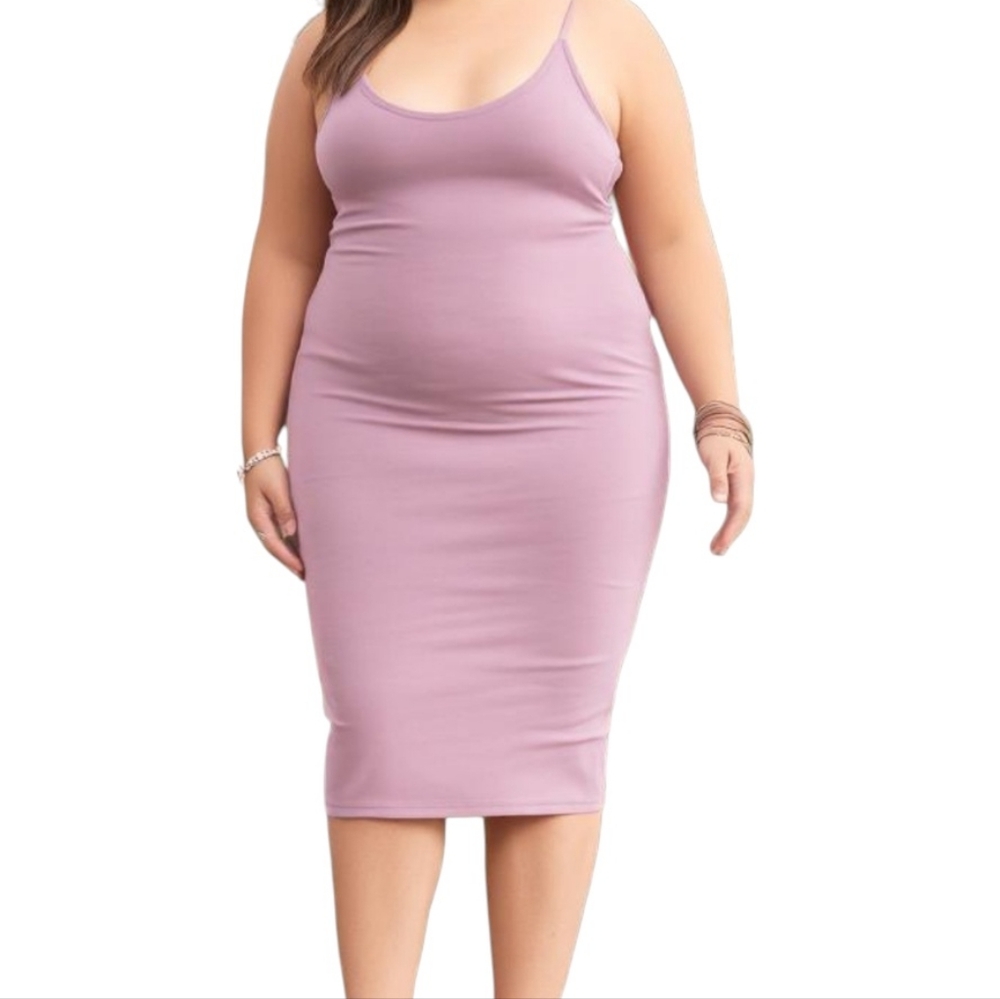 Lavender tank top dress